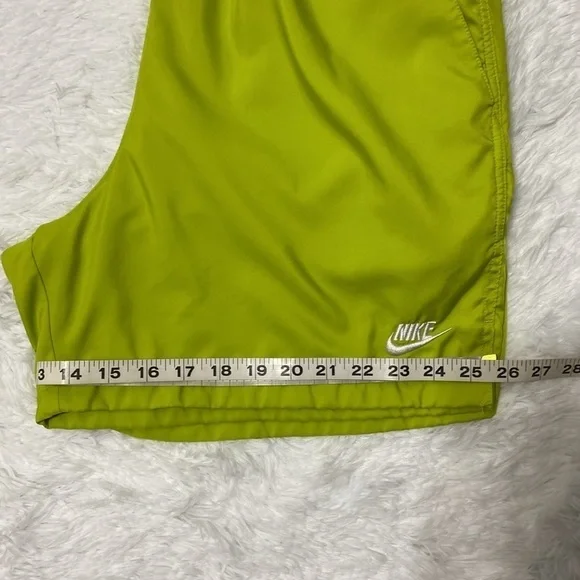 NIKE MEN GREEN WOVEN FLOW LINED SHORT PANTS.SIZE-LARGE. - Picture 7 of 14